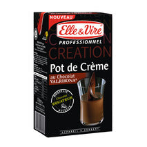 Préparation pour Pot de crème au chocolat Valrhona 1L