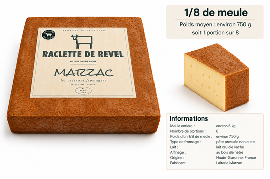 Raclette affumicata quadrata