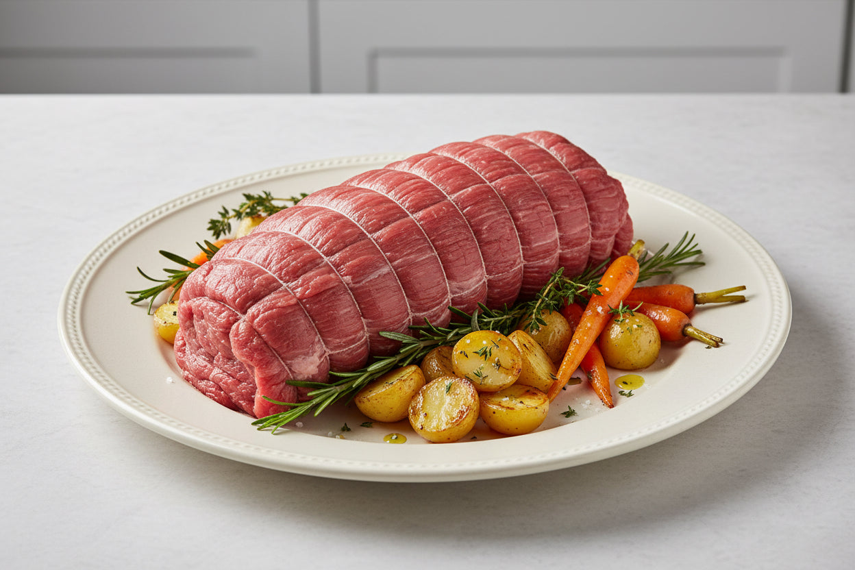 Rôti de boeuf français de race Charolaise ±2kg