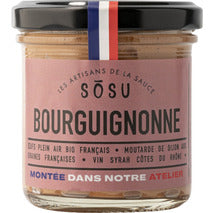 Sauce Bourguignonne artisanale au vin rouge bio verrine 130g