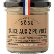 Sauce aux 2 Poivres artisanale à la crème d'Étrez verrine 130g