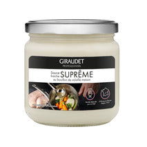 Sauce suprême fraîche au bouillon de volaille maison bocal 40cl