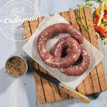 Saucisse au couteau nature boyau naturel porc français ±500g