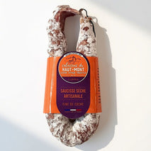 Saucisse sèche boucle de porc français ±250g
