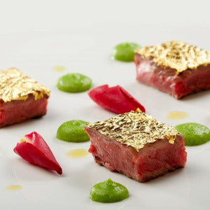 Feuille d'or de la Maison Charrier carnet x25