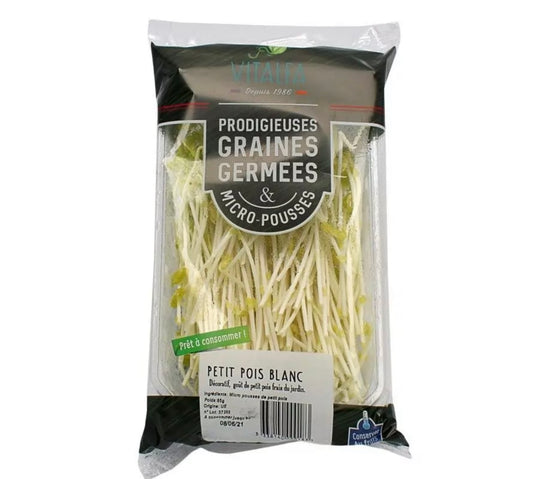 Sprouted seeds of white peas - 85g