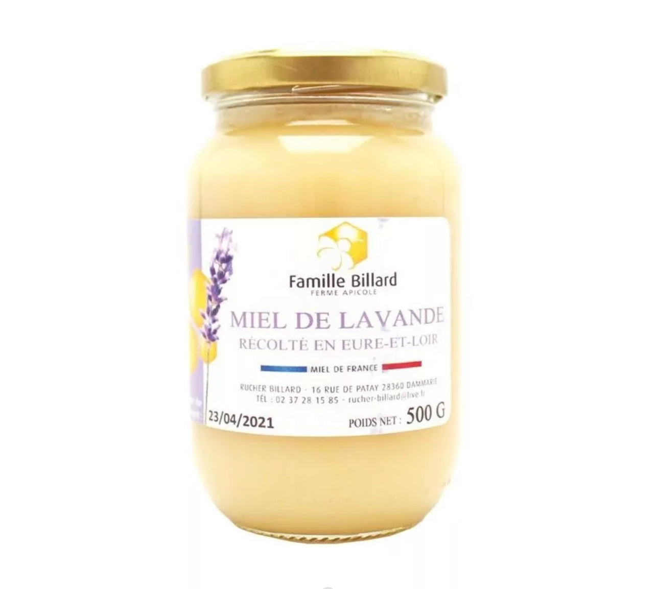 Miel de lavande origine Eure-et-Loir - 500g