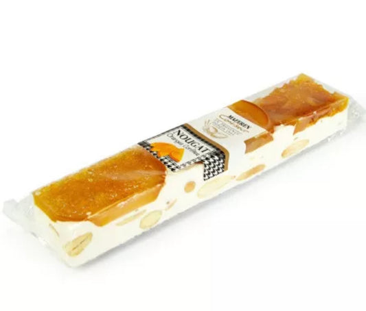 Nougat bar with candied orange slices - 100g