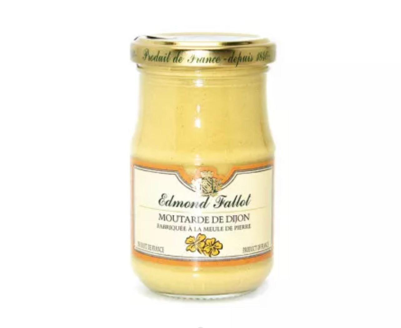 Moutarde de Dijon fabriquée à la meule de pierre - 210g