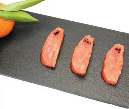 Corazón de filete de salmón ahumado escocés marinado en mandarina - 400g