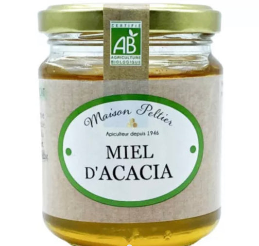 Organic acacia honey from France - 500g