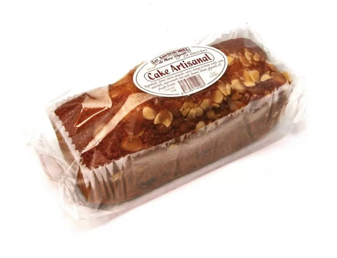 Artisanal cake with candied fruit and almond honey - 330g