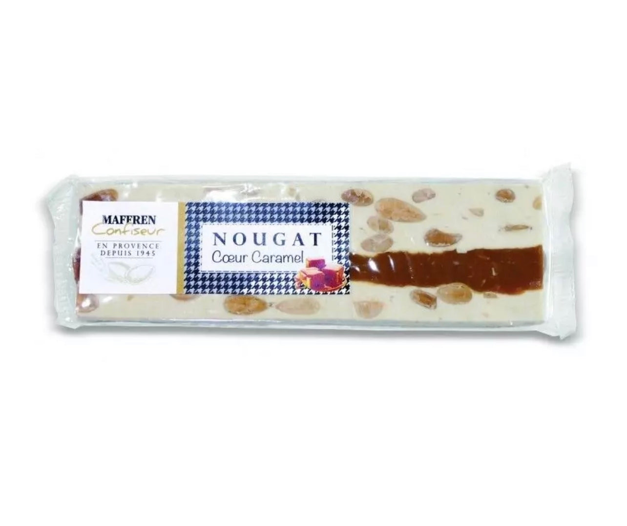 Soft Caramel Heart Nougat Bar - 100g