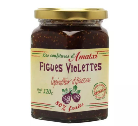Confiture artisanale 80% figues violettes - 320g