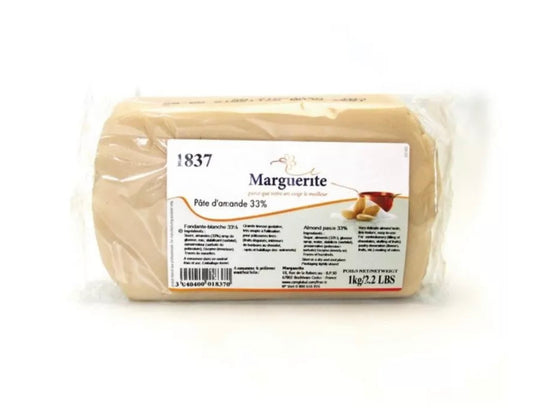 Pâte d'amande blanche 33% - 1kg