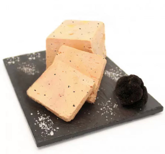 Half-cooked whole duck foie gras with truffles - 330g