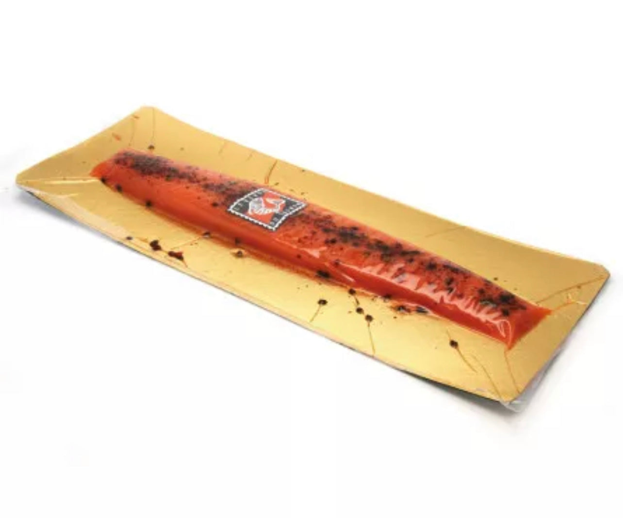 Coeur de filet de saumon fumé d'Écosse mariné à la mandarine - 400g