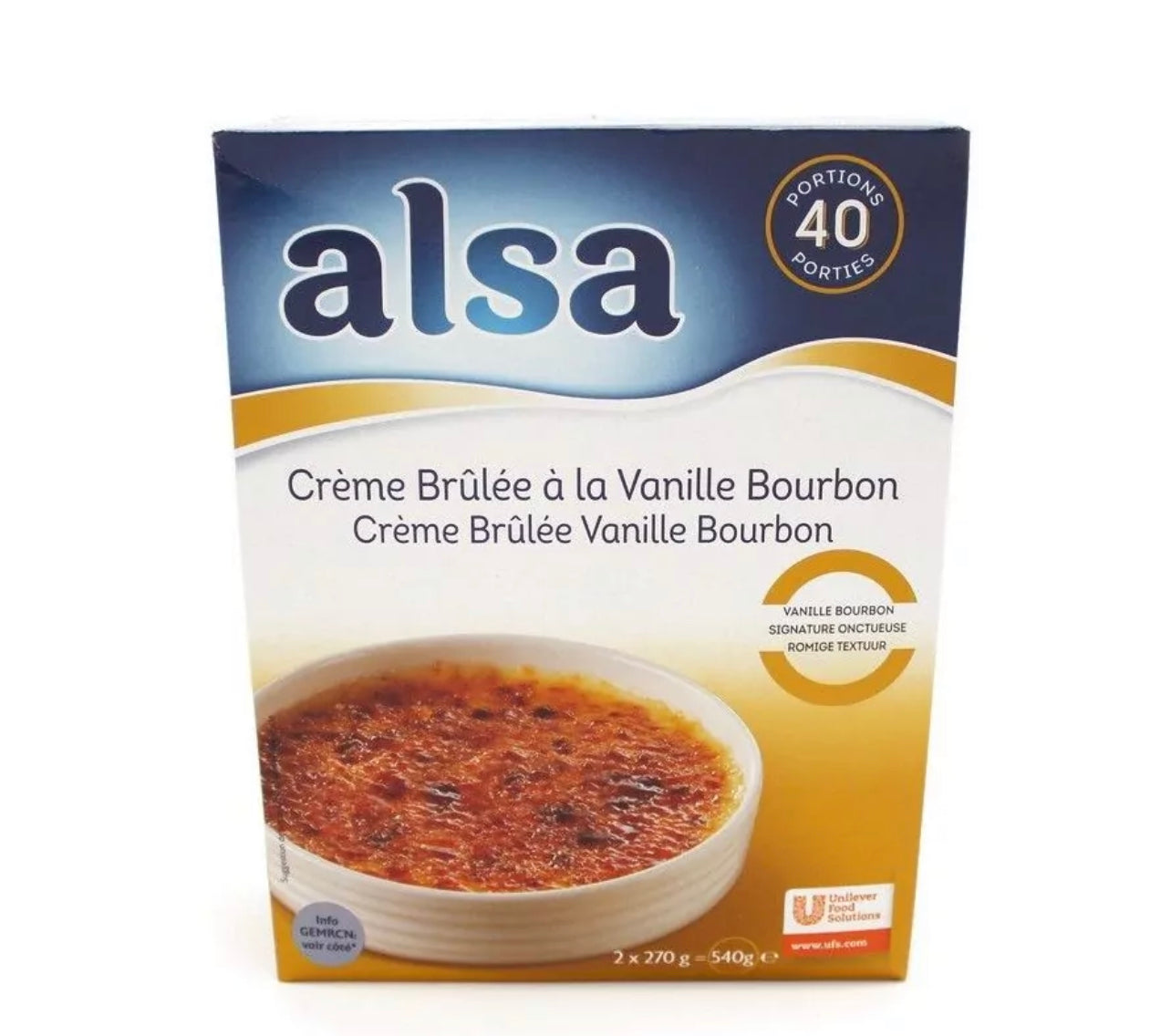 Bourbon vanilla crème brûlée mixture - 540g