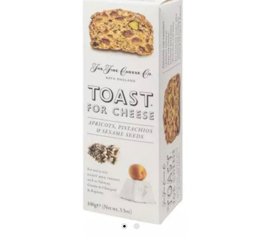 Toast For Cheese® albaricoque, pistacho y semillas de sésamo - 100g