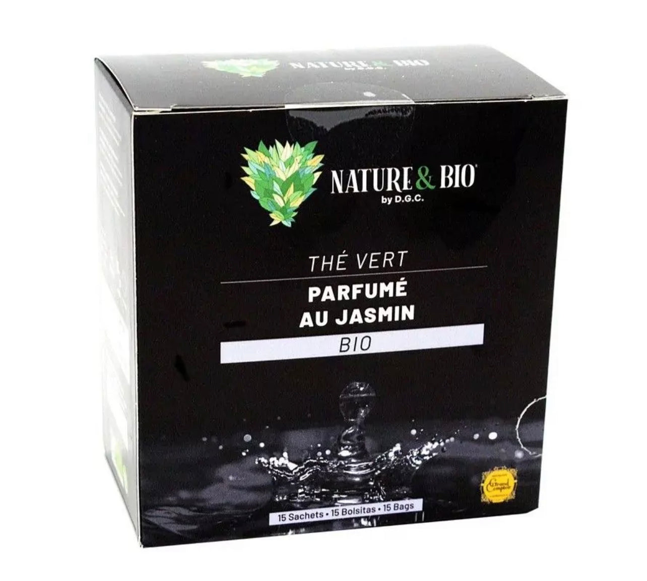 Green tea natural jasmine flavor ORGANIC x15 sachets