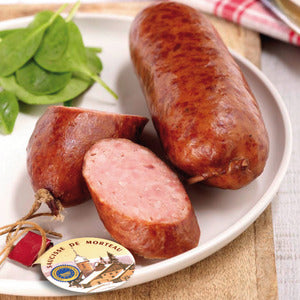 Saucisse de Morteau cuite IGP porc français boyau naturel 12x170g