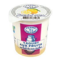 Farmhouse yogurt with whole milk, lemon and yuzu 180g