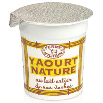 Yaourt fermier au lait entier nature - 125g