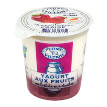 Whole milk farmhouse yogurt with strawberry 180g